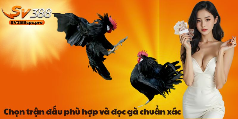 Chọn trận đấu phù hợp và đọc gà chuẩn xác