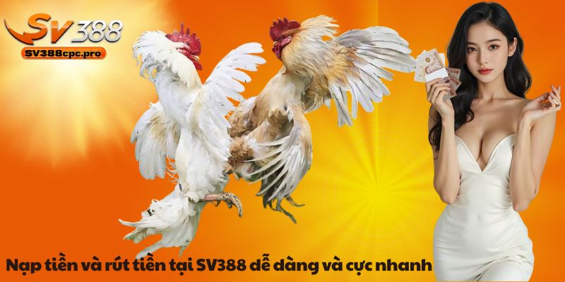 Nạp tiền và rút tiền tại SV388 dễ dàng và cực nhanh